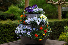 stapeltuin, verticaal tuinieren, aluminium, tafelmodel, binnen, buiten, compact, vetplanten, bloemen