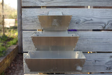 stapeltuin, aluminium, verticaal tuinieren, balkon, balkontuinieren, stadstuinieren, hangbak